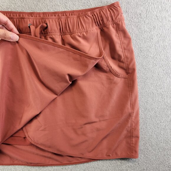 Patagonia Skort Womens L Pink Fleetwith Faux Wrap Commuting Work Travel Golf - Picture 3 of 13